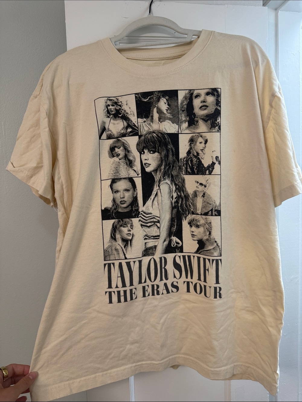 Taylor Swift Cream The Eras Tour Photo Collage Tee